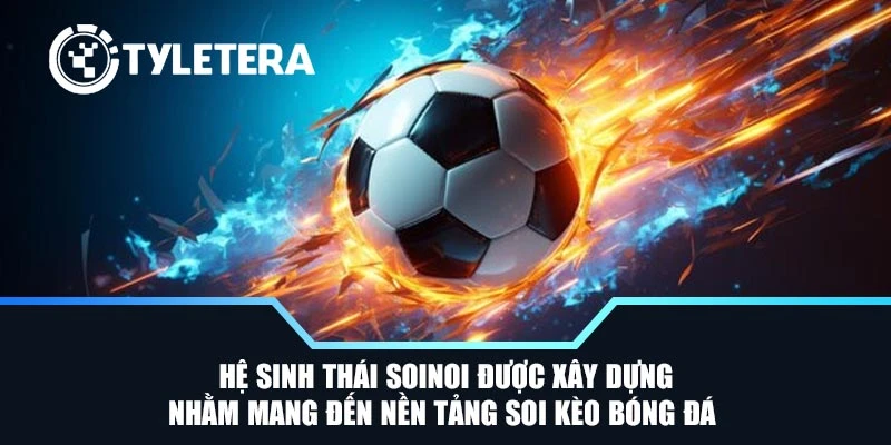 Hệ sinh thái SoiNoi được xây dựng nhằm mang đến nền tảng soi kèo bóng đá