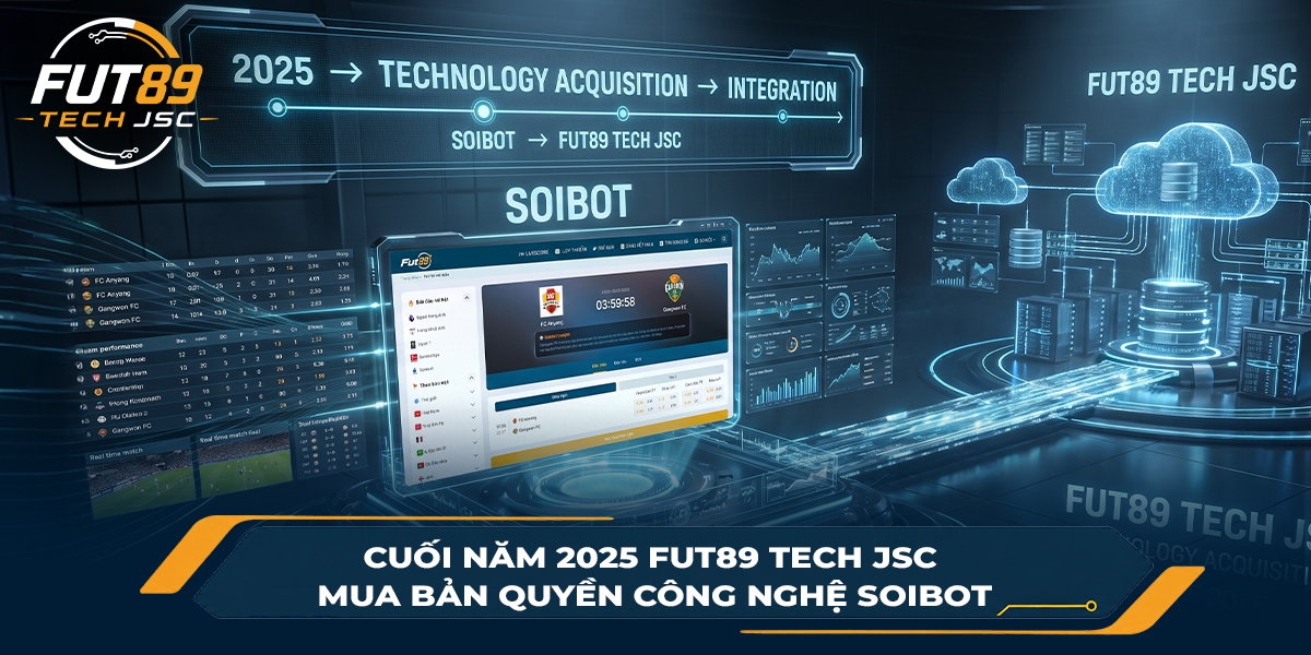 Cuối năm 2025 FUT89 Tech JSC mua bản quyền công nghệ SoiBot