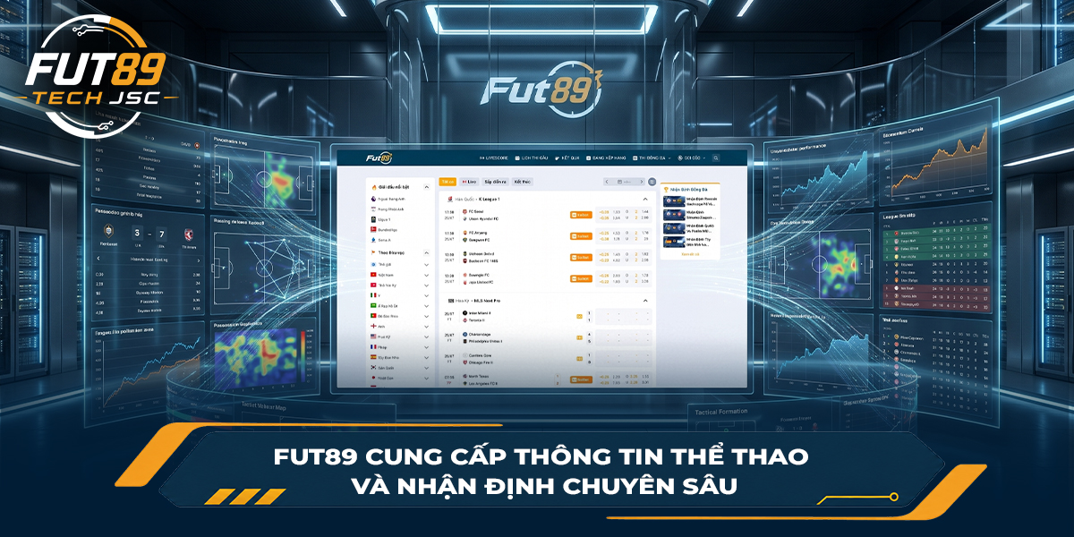 FUT89 cung cấp thông tin thể thao và nhận định chuyên sâu