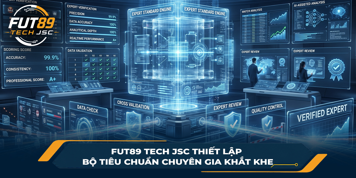 FUT89 Tech JSC thiết lập bộ tiêu chuẩn chuyên gia khắt khe