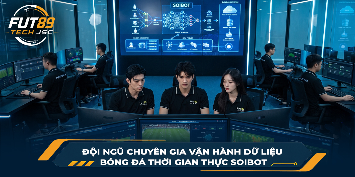 Đội ngũ chuyên gia vận hành dữ liệu bóng đá thực SoiBot
