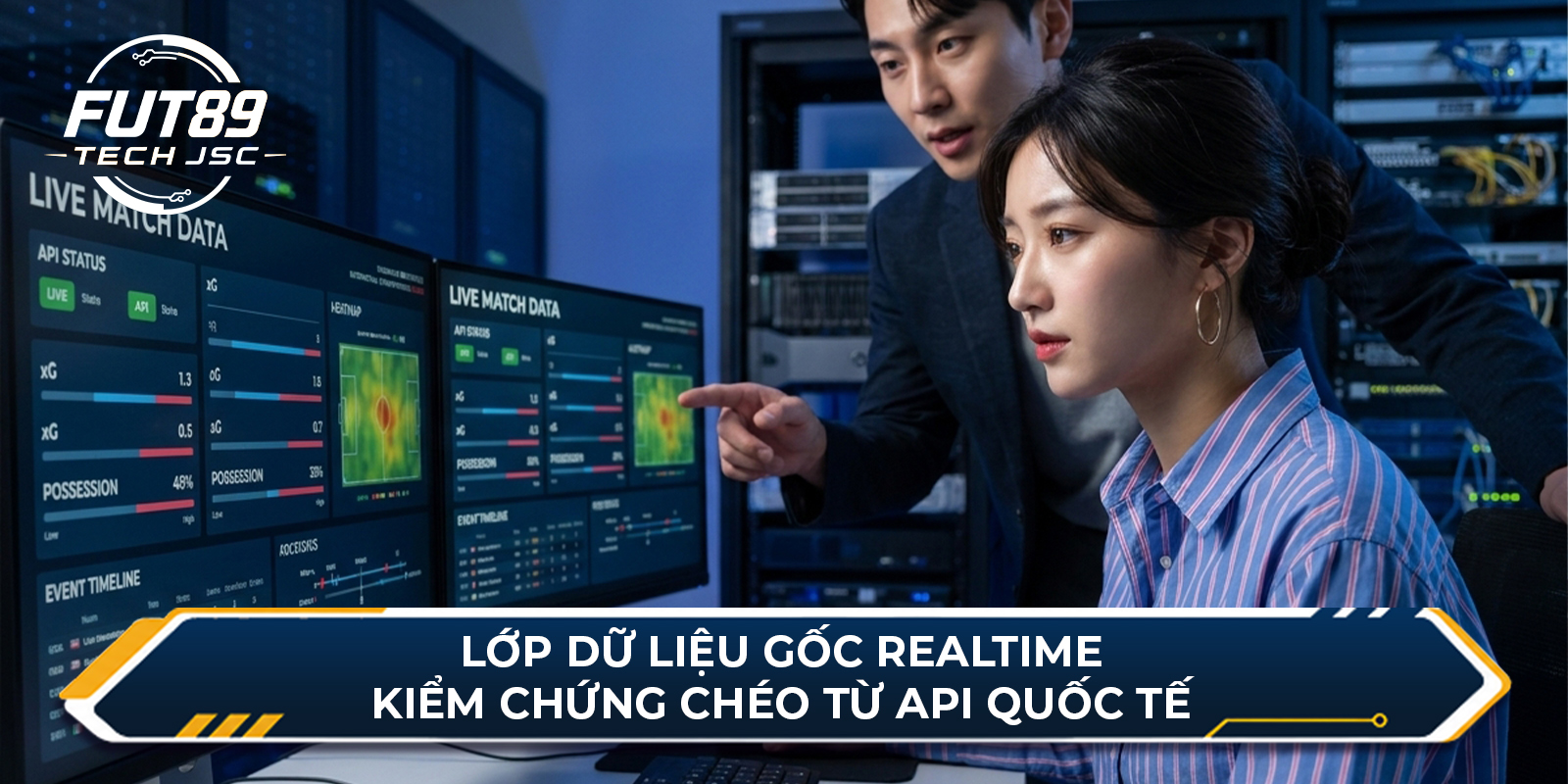 Lớp dữ liệu gốc realtime kiểm chứng chéo từ API quốc tế